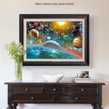 2019 New Hot Sale Colorful Star Space Diamond Cross Stitch