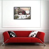 Full Drill - 5D DIY Diamond Painting Kits Dream Winter Landscape Cottage - NEEDLEWORK KITS