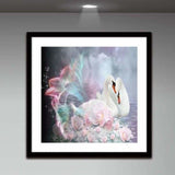 Dream Swans Love Pattern Wall Decor Full Drill - 5D Diy