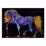 Full Drill - 5D Diamond Painting Kits Fantasy Blue and Gold