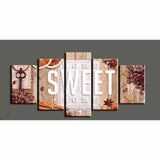 Full Drill - 5D DIY Diamond Painting Kits 5pcs Sweet Home