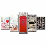 Full Drill - 5D DIY Diamond Painting Kits 5pcs Sweet Home