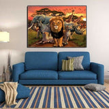 Full Drill - 5D DIY Diamond Painting Kits Amaizng Safari