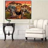 Full Drill - 5D DIY Diamond Painting Kits Amaizng Safari