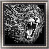 Full Drill - 5D DIY Diamond Painting Kits Black White