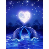 Full Drill - 5D DIY Diamond Painting Kits Blue Starry Night