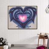 Full Drill - 5D DIY Diamond Painting Kits Carton Love Heart