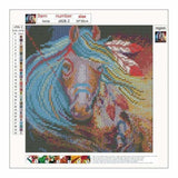 Full Drill - 5D DIY Diamond Painting Kits Colorful Horse