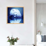 Full Drill - 5D DIY Diamond Painting Kits Dream White Wolf