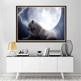 Full Drill - 5D DIY Diamond Painting Kits Dream White Wolf