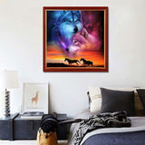 Full Drill - 5D DIY Diamond Painting Kits Dream Wolfs Star