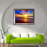 Full Drill - 5D DIY Diamond Painting Kits Fantastic Sunset