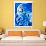 Full Drill - 5D DIY Diamond Painting Kits Girl and her Cat