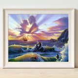 Full Drill - 5D DIY Diamond Painting Kits Seaside Sky Lovers