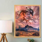 Full Drill - 5D DIY Diamond Painting Kits The Leap Horses -