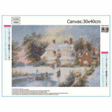 Full Drill - 5D DIY Diamond Painting Kits Winter Landscape