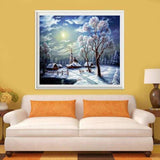 Full Drill - 5D DIY Diamond Painting Kits Winter Landscape