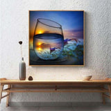 Full Drill - 5D DIY Diamond Painting Kits World In Glass