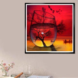 Full Drill - 5D DIY Diamond Painting Kits World In Glass