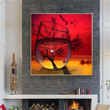 Full Drill - 5D DIY Diamond Painting Kits World In Glass
