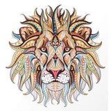 Full Drill - 5D DIY Diamond Painting Kits Cartoon Colorful Lion - NEEDLEWORK KITS