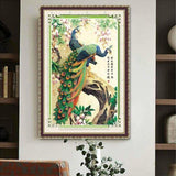Large Size Animal Peacock Picture Full Drill - 5D DIY