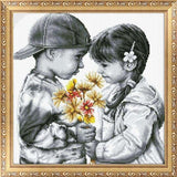 Modern Art Boy And Girl Full Drill - 5D Diy Embroidery