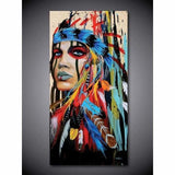Modern Art Indian Style Portrait Full Drill - 5D Diy Full