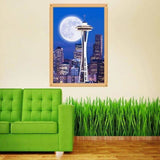 New Arrival Modern Art Landscape City Full Drill - 5D