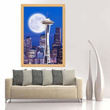 New Arrival Modern Art Landscape City Full Drill - 5D