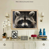 New Hot Sale Cross Stitch Cute Raccoon DIY Full Drill - 5D