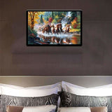 New Hot Sale Embroidery Animal Horse Full Drill - 5D Diy
