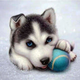New Hot Sale Funny Dog And Baseball Full Drill - 5D Diy