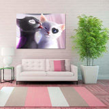 New Hot Sale Two Cats Lovers Full Drill - 5D Diamond