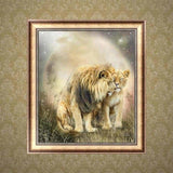 New Modern Art Style Lion Pattern Diy Full Drill - 5D Full