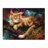 Oil Painting Style Cat Full Drill - 5D Diy Diamond Painting