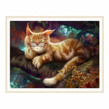 Oil Painting Style Cat Full Drill - 5D Diy Diamond Painting