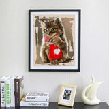 Oil Painting Style Cat Full Drill - 5D Diy Diamond Painting