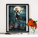 2019 New Hot Sale Wall Decor Halloween 5d Diy Rhinestone Stitch Kits VM48087 - NEEDLEWORK KITS