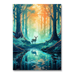 Deer by the River (Diamond Painting)