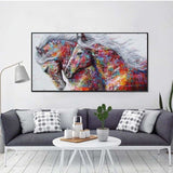 Dream Modern Art Popular Colorful Horse Diamond Painting 