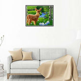 Full Drill - 5D Diamond Painting Kits Lovely Woods Deer 