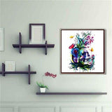 Modern Art Colorful Skull Full Drill - 5D Diy Diamond 