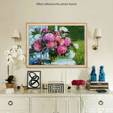 New Canvas Colorful Flowers Full Drill - 5D Diy Diamond 