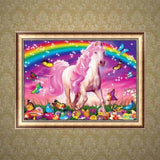 New Fantasy Wall Decor Unicorn Full Drill - 5D Diy Diamond 