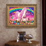 New Fantasy Wall Decor Unicorn Full Drill - 5D Diy Diamond 