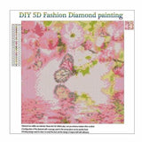 New Hot Sale Flower Butterfly Full Drill - 5D Diy Diamond 