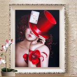 New Hot Sale Girl Picture Wall Decor Diy Diamond Painting 