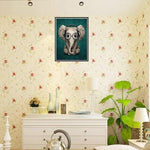 Full Drill - 5D DIY Diamond Painting Kits Cute Cartoon Elephant - NEEDLEWORK KITS