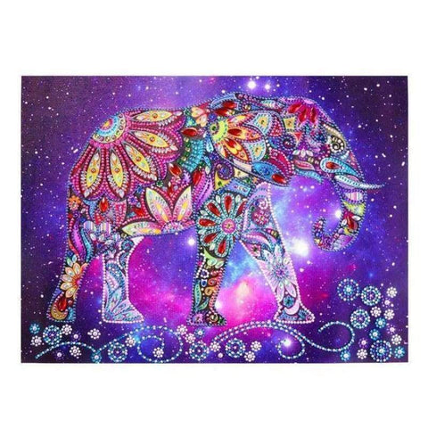 Full Drill - 5D DIY Diamond Painting Kits Fantastic Special Elephant - NEEDLEWORK KITS